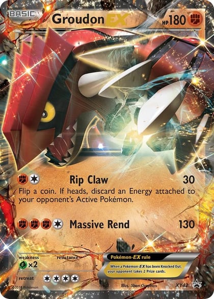 Groudon EX, XY Promos XY42