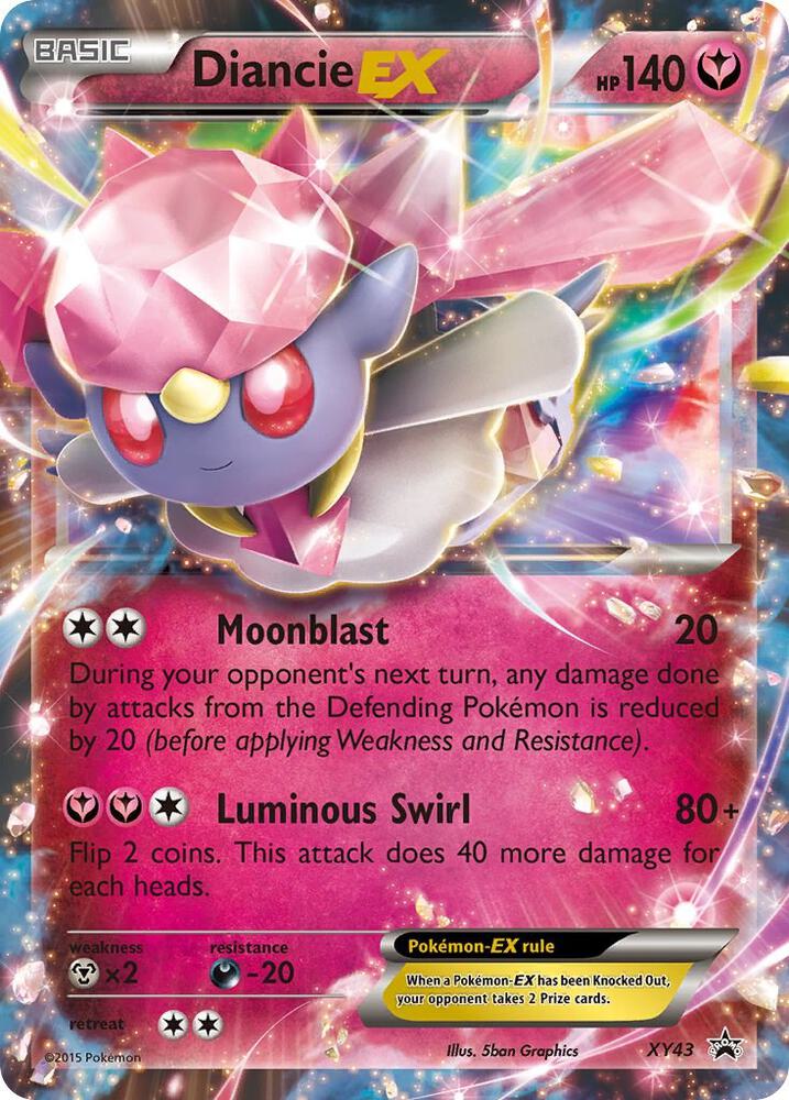 Diancie EX - XY43, XY Promos XY43
