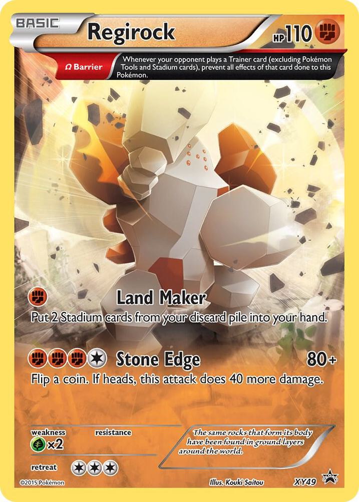 Regirock - XY49, XY Promos XY49