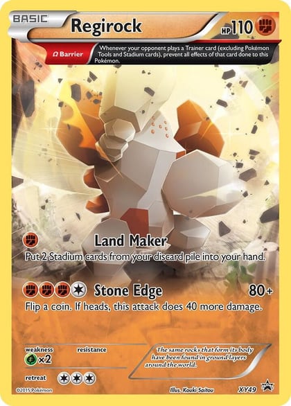 Regirock - XY49, XY Promos XY49