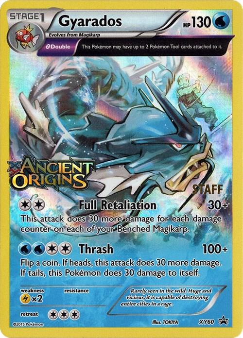 Gyarados - XY60 (Prerelease) [Staff], XY Promos XY60
