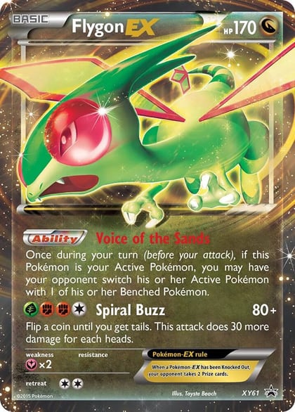 Flygon EX, XY Promos XY61