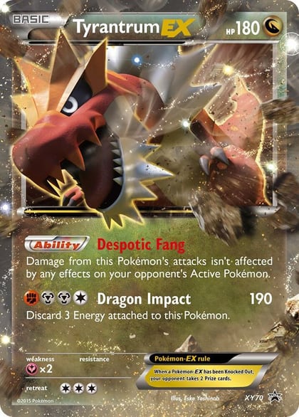 Tyrantrum EX, XY Promos XY70