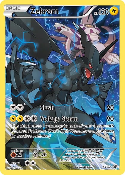 Zekrom (Full Art Promo), XY Promos XY76
