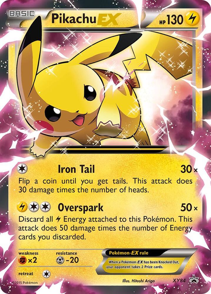 Pikachu EX - XY84, XY Promos XY84