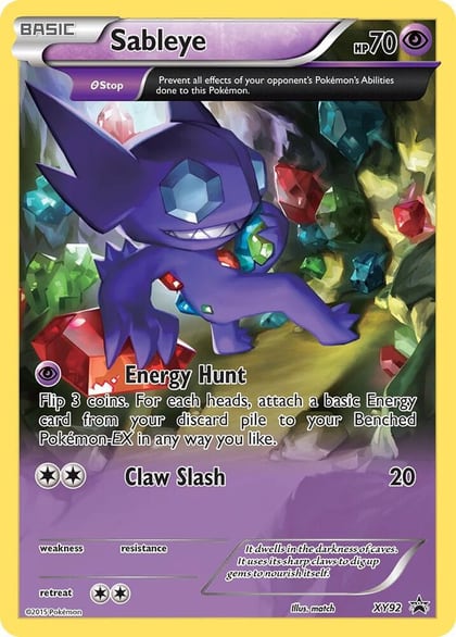 Sableye - XY92, XY Promos XY92