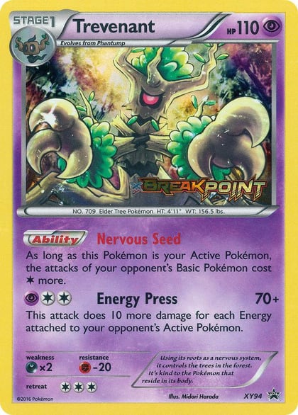 Trevenant (Prerelease), XY Promos XY94