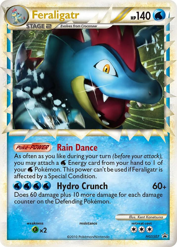 Feraligatr (Prime) - HGSS07, HGSS Promos HGSS07