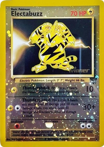 Electabuzz - 1 [Winner], Best of Promos 001/009