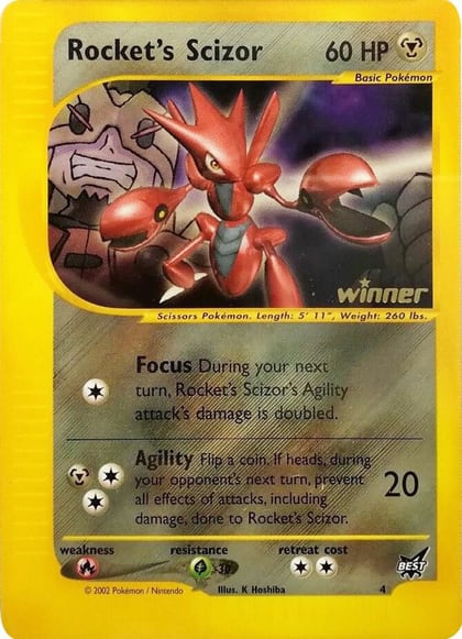 Rocket's Scizor - 4 [Winner], Best of Promos 004/009