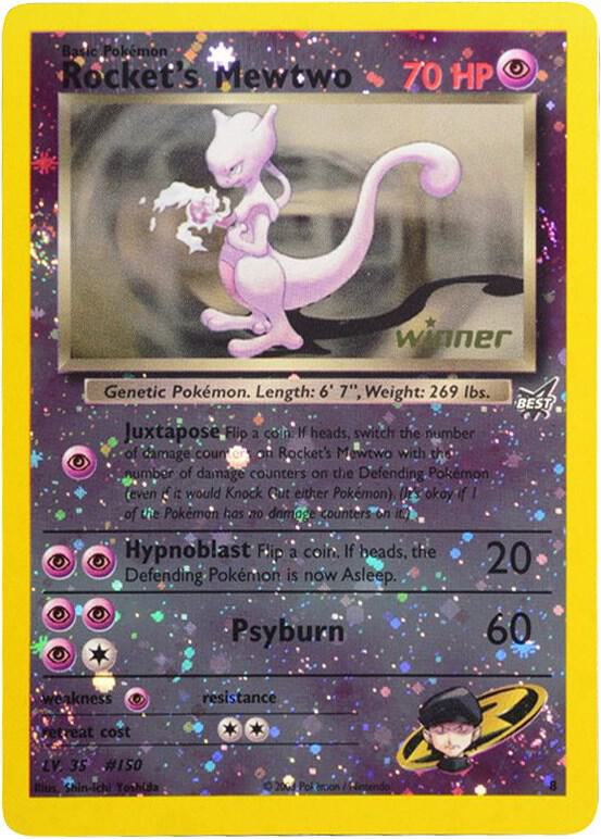 Rocket's Mewtwo - 8 [Winner], Best of Promos 008/009