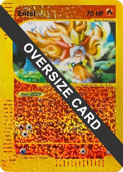 Entei - 5/12 (Box Topper), Jumbo Cards 005/012