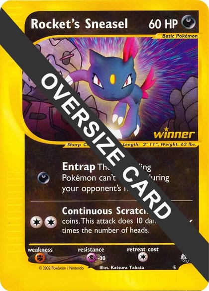 Rocket's Sneasel - 5, Jumbo Cards 005