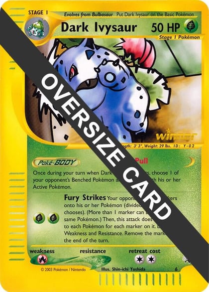 Dark Ivysaur - 6 (Best of Game 6 Promo), Jumbo Cards 006