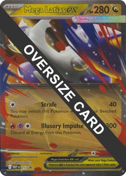 Mega Latias ex - 011, Jumbo Cards 011