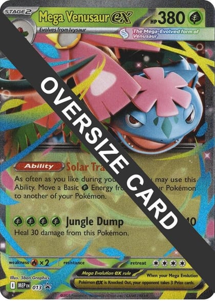 Mega Venusaur ex - 013, Jumbo Cards 013
