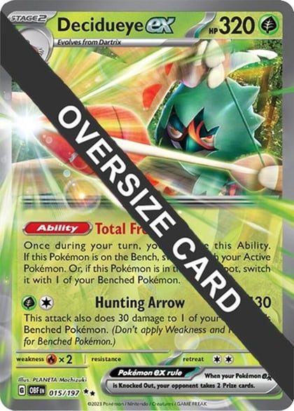 Decidueye ex - 015/197, Jumbo Cards 015/197