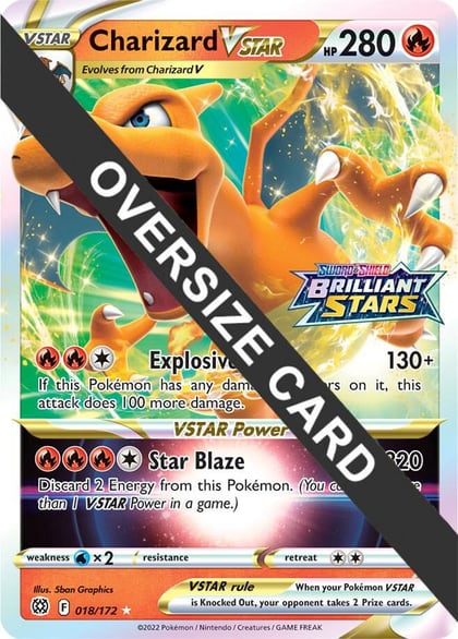 Charizard VSTAR, Jumbo Cards 018/172