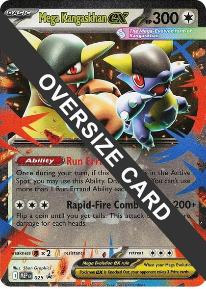 Mega Kangaskhan ex - 025, Jumbo Cards 025