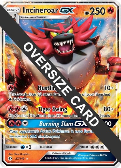 Incineroar GX - 27/149, Jumbo Cards 027/149