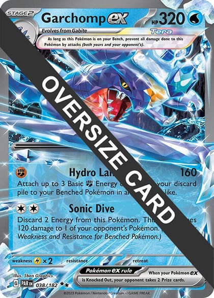 Garchomp ex - 038/182, Jumbo Cards 038/182