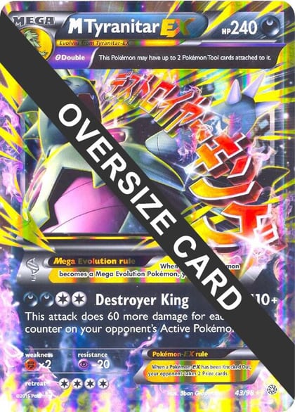M Tyranitar EX - 43/98, Jumbo Cards 043/098