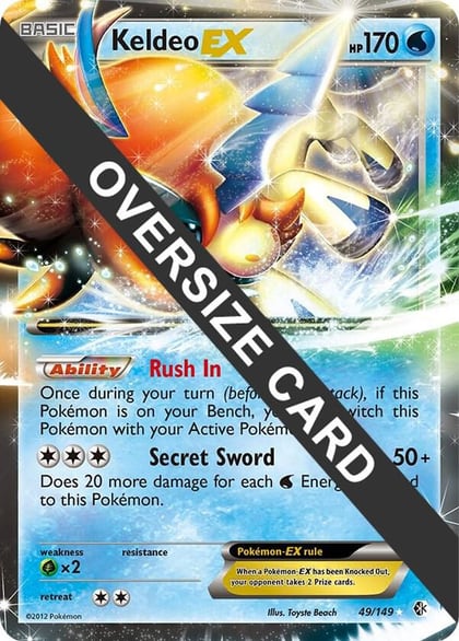 Keldeo EX - 49/99, Jumbo Cards 049/099