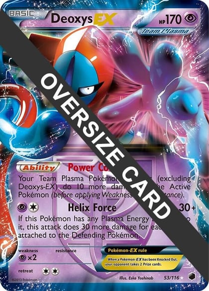 Deoxys EX - 53/116 (Plasma Freeze), Jumbo Cards 053/116