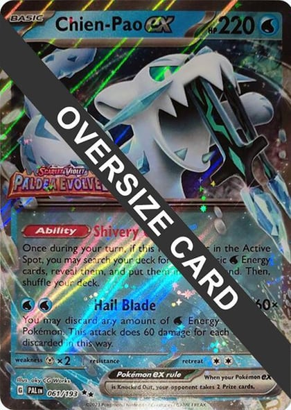 Chien-Pao ex - 061/193, Jumbo Cards 061/193