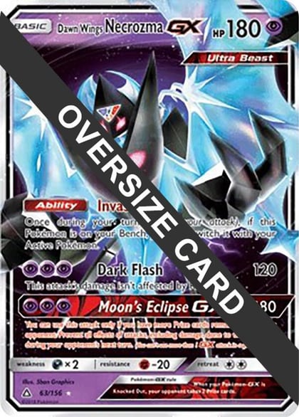 Dawn Wings Necrozma GX - 63/156 (Ultra Prism), Jumbo Cards 063/156