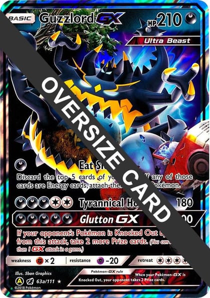 Guzzlord GX - 63a/111, Jumbo Cards 063a/111