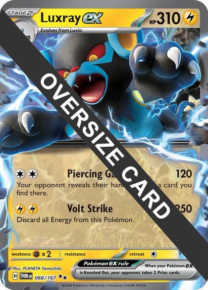 Luxray ex - 068/167 (Meddling Sparks Premium Collection), Jumbo Cards 068/167