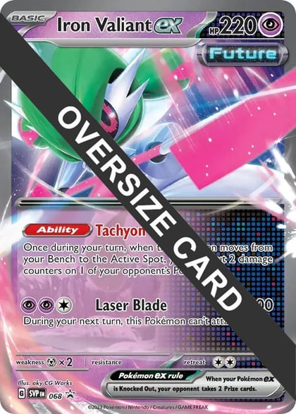 Iron Valiant ex - 068, Jumbo Cards 068