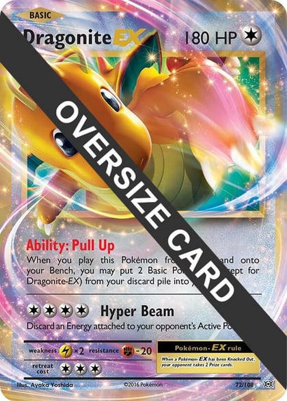 Dragonite EX - 72/108, Jumbo Cards 072/108