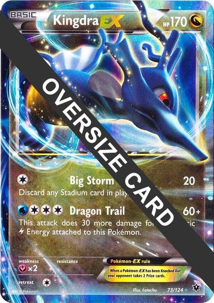 Kingdra EX - 73/124, Jumbo Cards 073/124