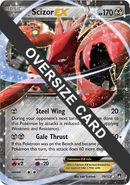 Scizor EX - 76/122, Jumbo Cards 076/122