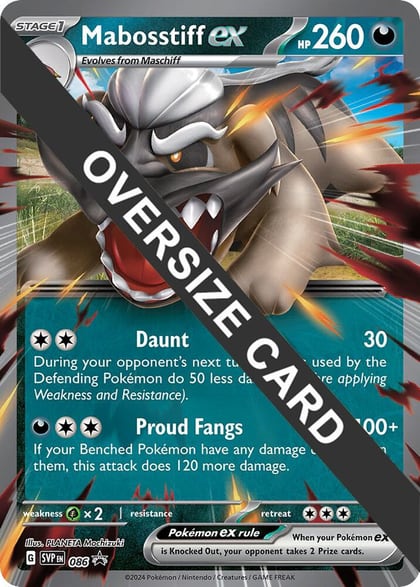 Mabosstiff ex - Jumbo Card, Jumbo Cards 086