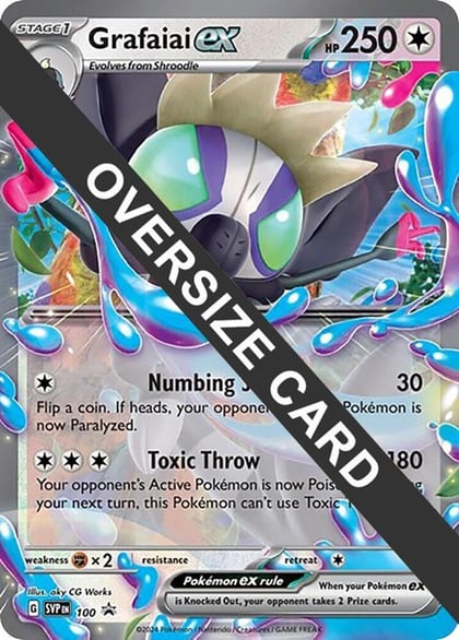 Grafaiai ex - 100 (SV: Scarlet & Violet Promo Cards), Jumbo Cards 100