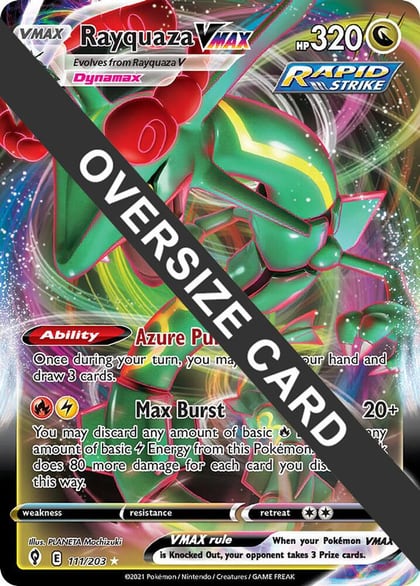 Rayquaza VMAX - 111/203, Jumbo Cards 111/203