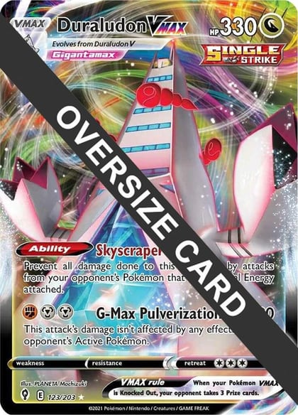 Duraludon VMAX - 123/203, Jumbo Cards 123/203