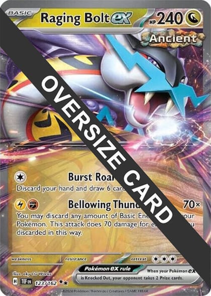 Raging Bolt ex - 123/162, Jumbo Cards 123/162