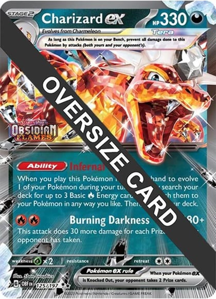 Charizard ex - 125/197, Jumbo Cards 125/197
