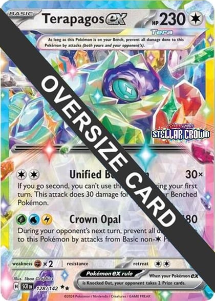 Terapagos ex - 128/142, Jumbo Cards 128/142
