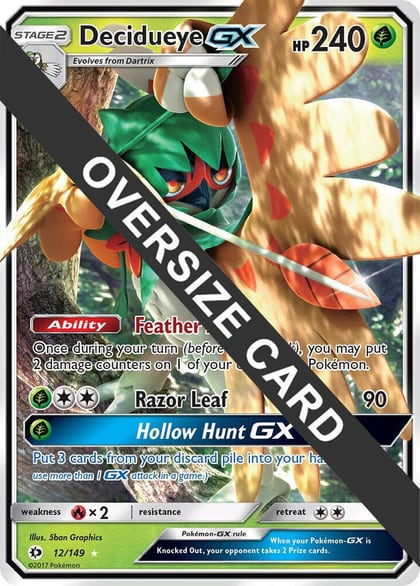 Decidueye GX - 12/149 (Decidueye GX Challenge Box), Jumbo Cards 12/149