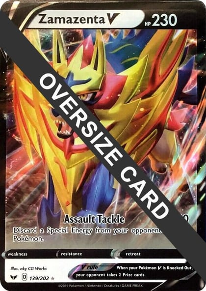 Zamazenta V - 139/202, Jumbo Cards 139/202