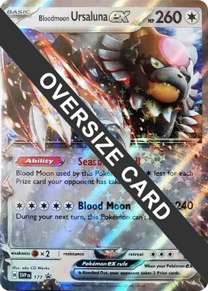 Bloodmoon Ursaluna ex - 177, Jumbo Cards 141/167