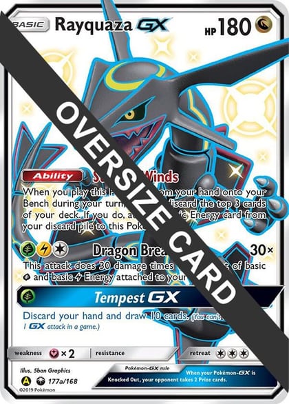 Rayquaza GX - 177a/168, Jumbo Cards 177a/168