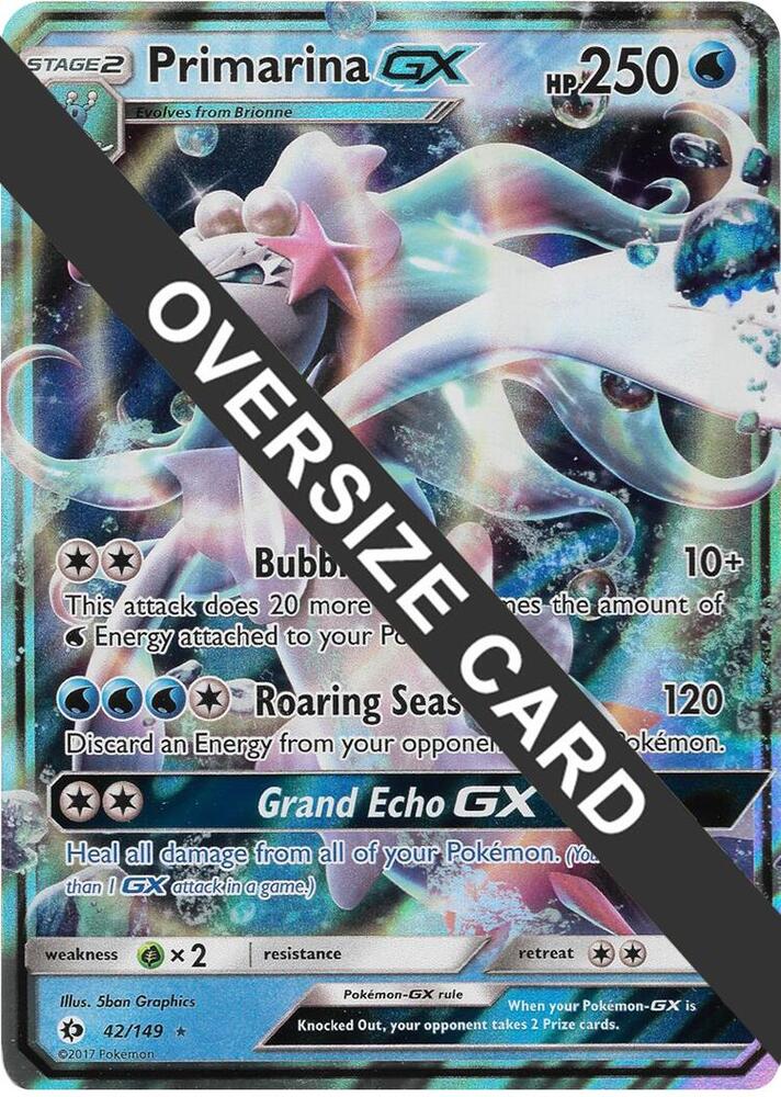 Primarina GX, Jumbo Cards 42/149