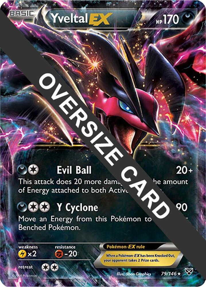 Yveltal EX - 79/146, Jumbo Cards 79/146