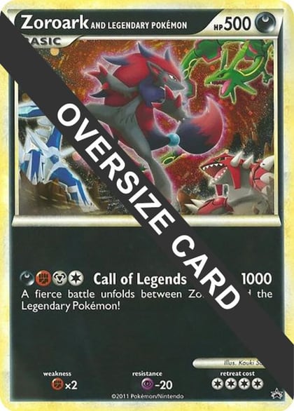 Zoroark and Legendary Pokemon (World of Illusions Promo), Jumbo Cards #211493